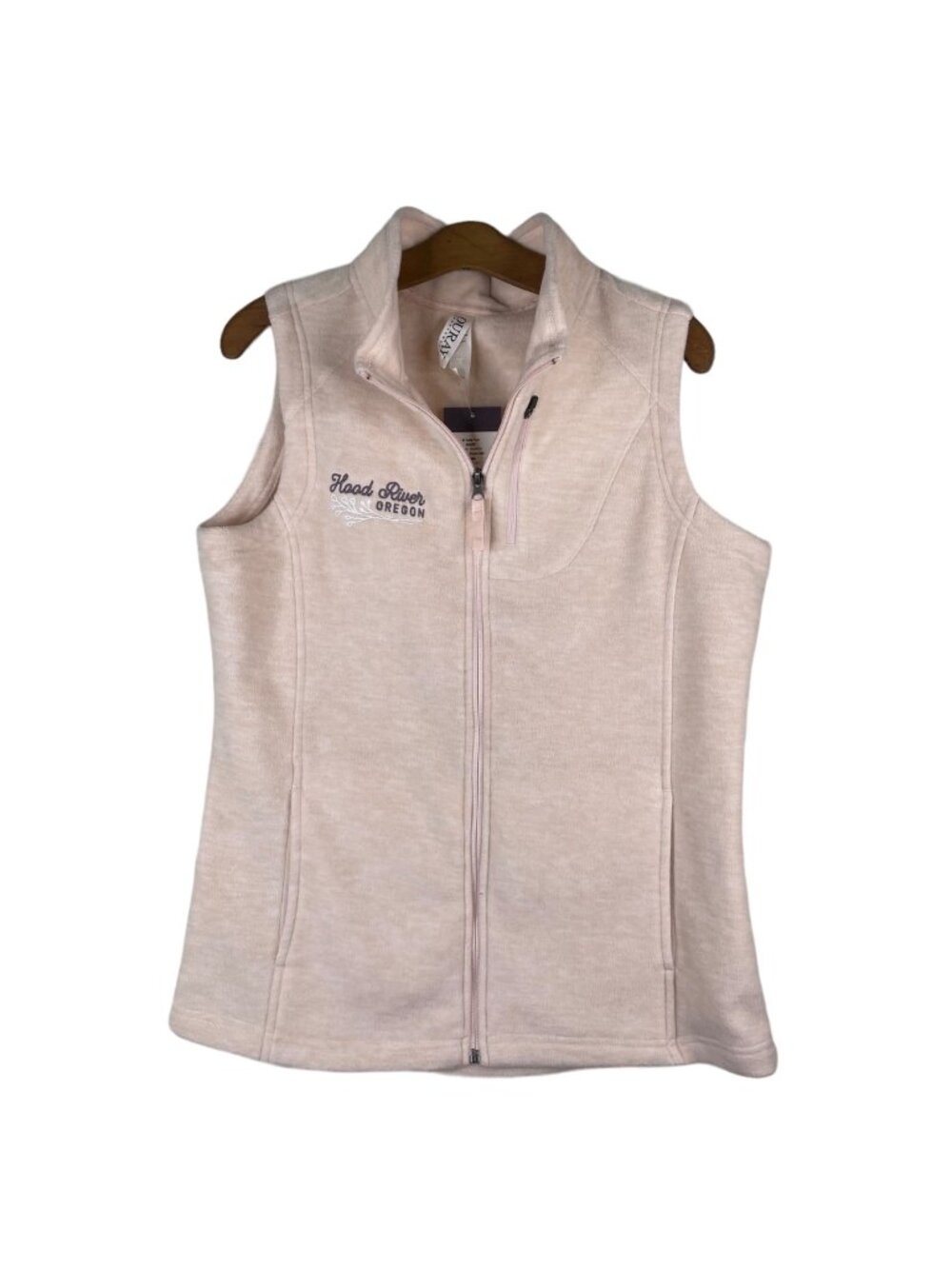 Hood River Oregon  Vest  Medium Ouray Guide Zip Pink Heather Outdoor Size NEW
